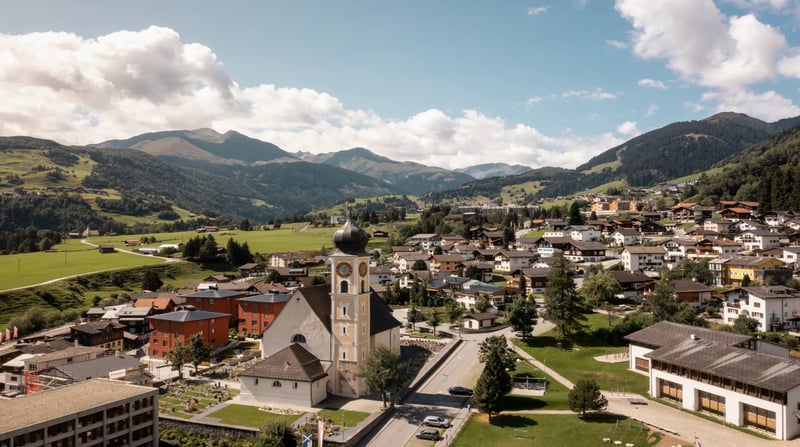 ST_3x2_Disentis-village-with-church_71250