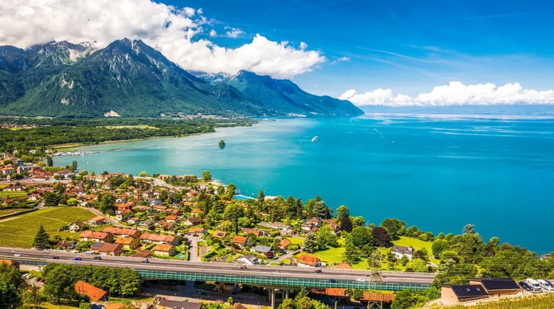 Zwitserland - Meer van Geneve