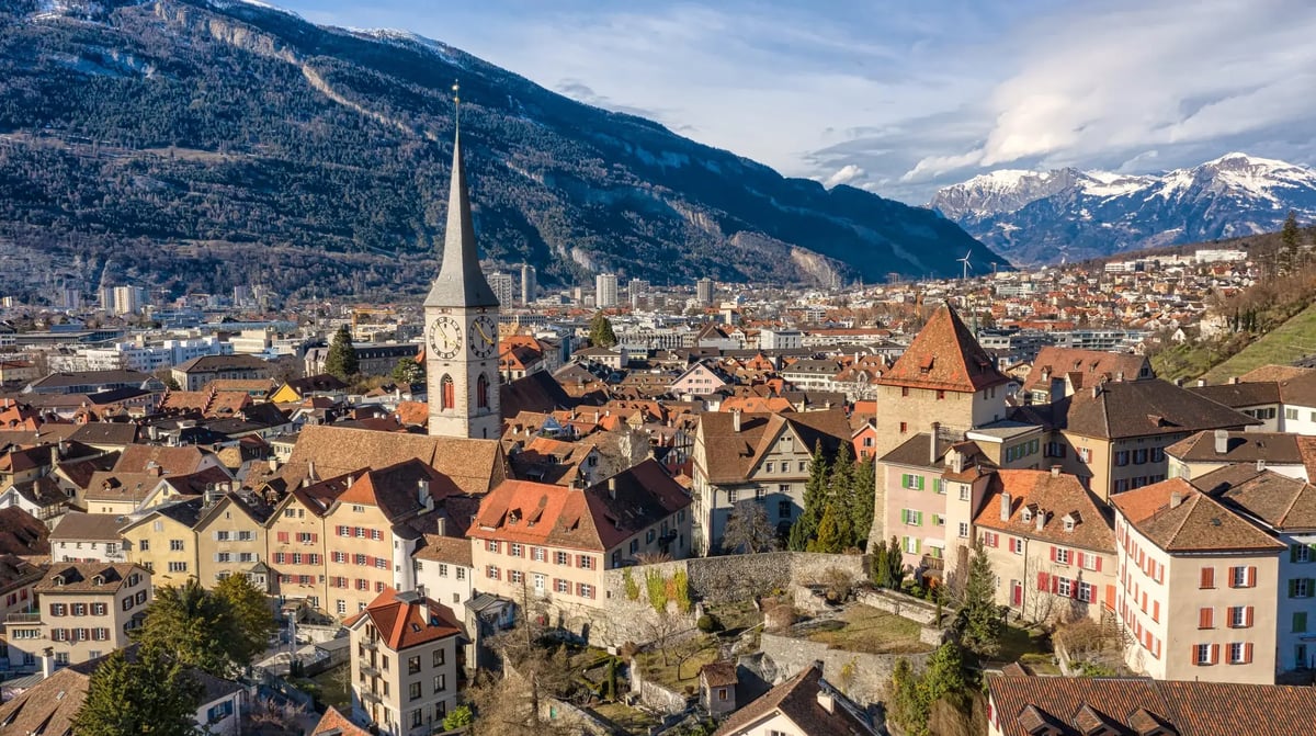 Zwitserland in de winter - Chur (1)