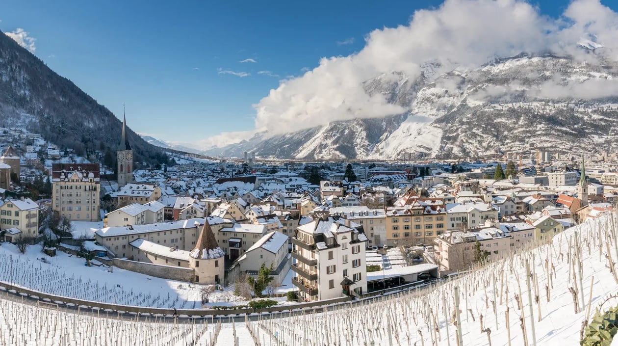 Zwitserland in de winter - Chur (3)