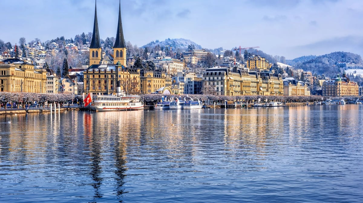 Zwitserland - Luzern - Winter en kerst (1)
