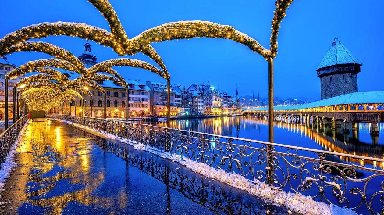 Zwitserland - Luzern - Winter en kerst (4)