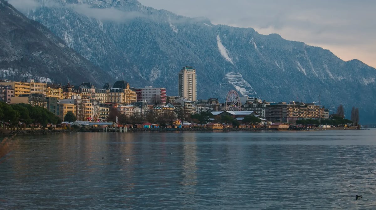 Zwitserland - Montreux - Winter (2)