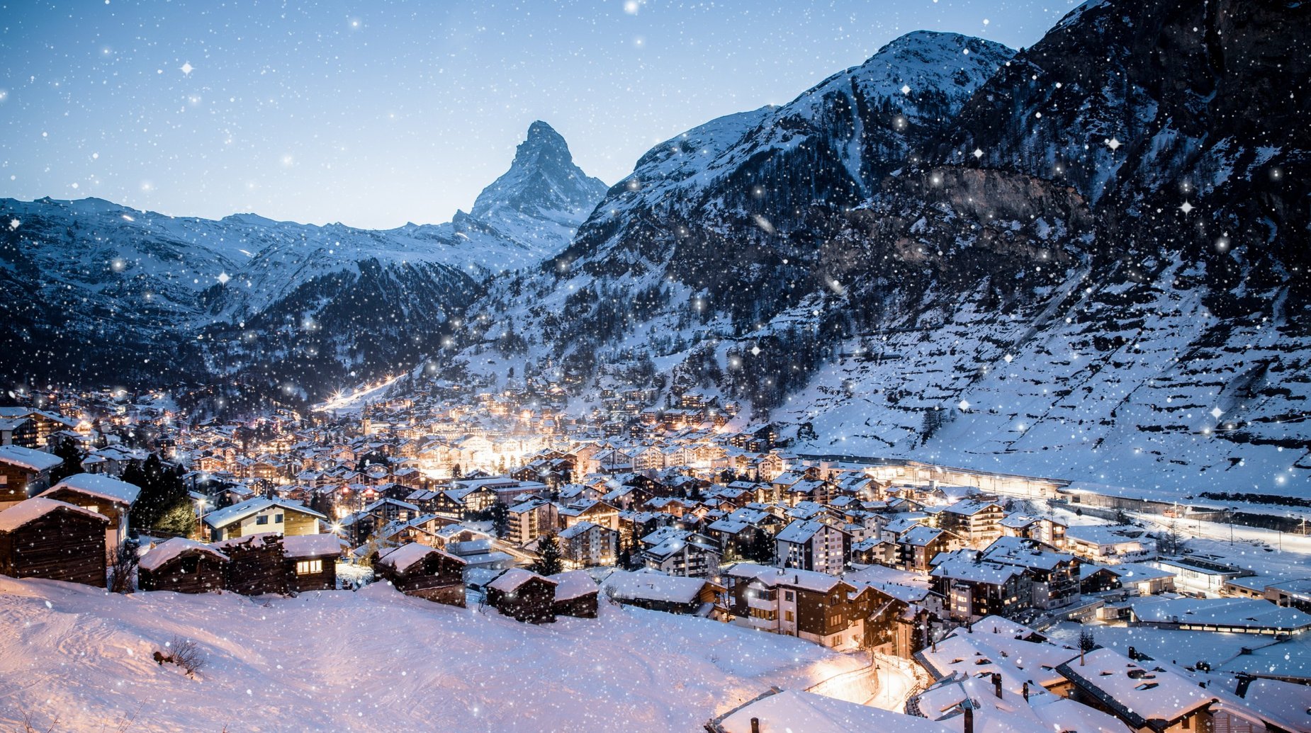 Zermatt in de winter