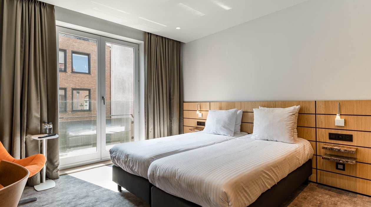 Le Bois de Bruges Superior twin room