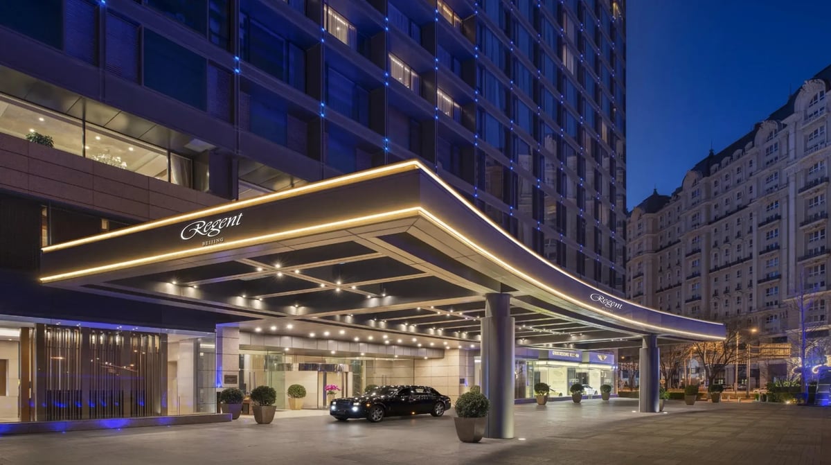 Beijing Regent Hotel entrance
