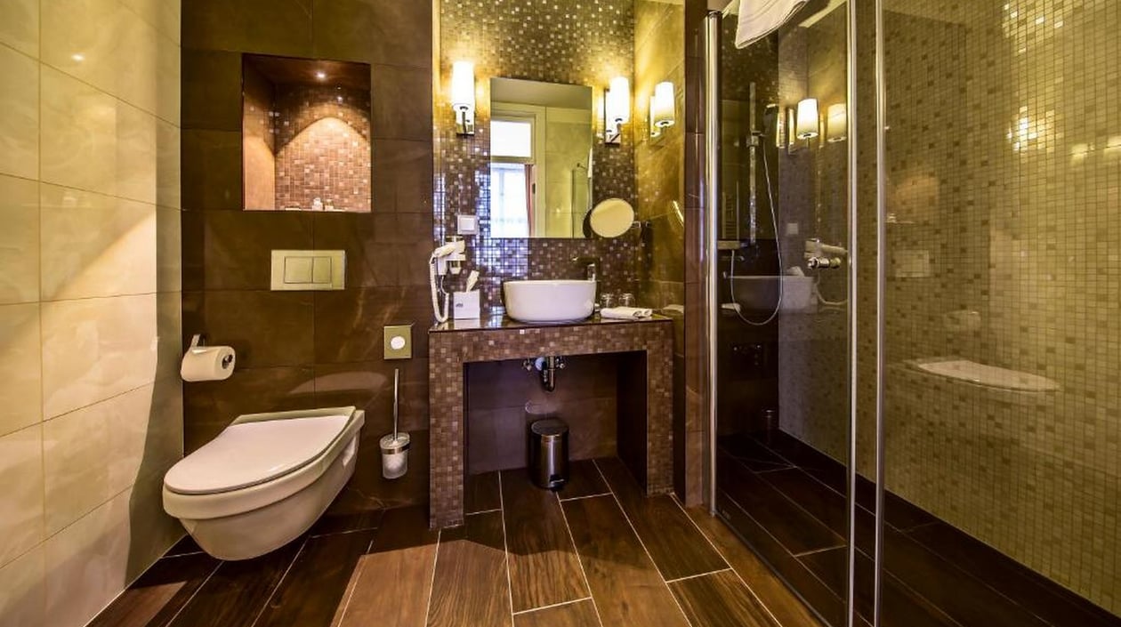 Prestige Hotel Budapest badkamer