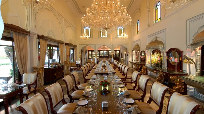 The Raj Palace dining 2