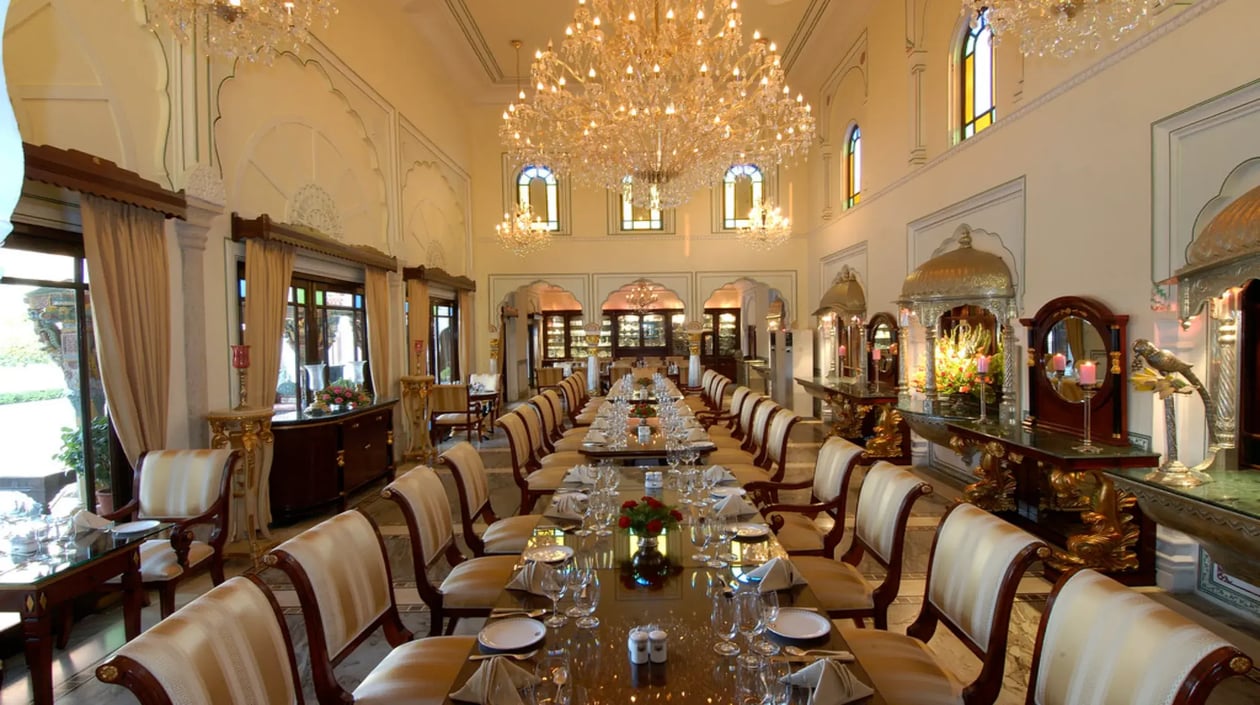The Raj Palace dining 2