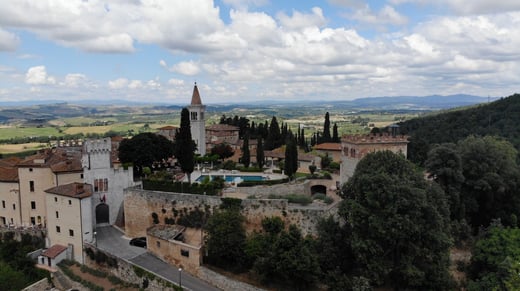 Castello delle Serre Village Drone