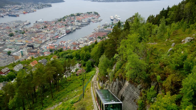 Floibanen Bergen Noorwegen
