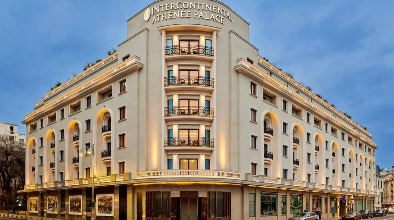 Intercontinental Athenee Palace Bucharest buitenkant