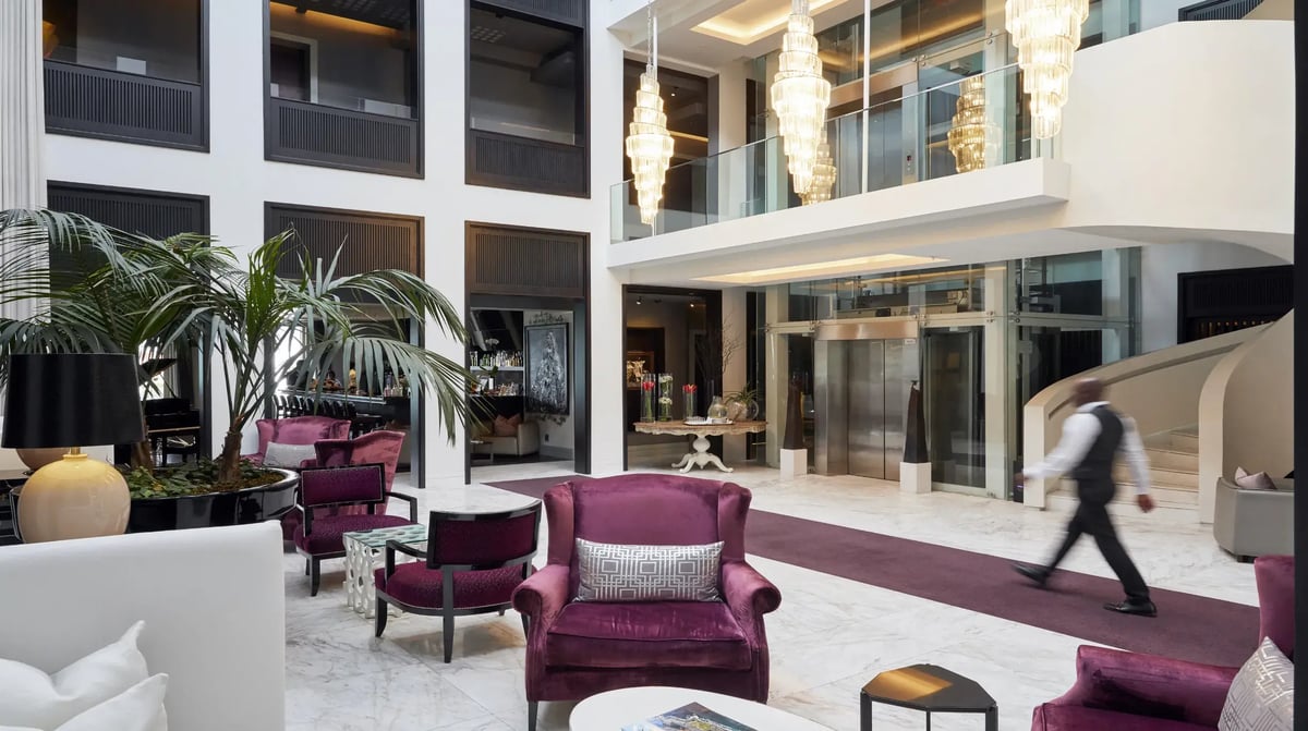 Queen Victoria Hotel atrium