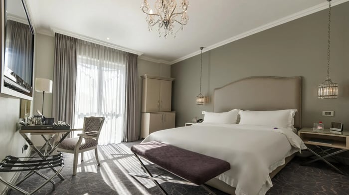 Queen Victoria Hotel deluxe room