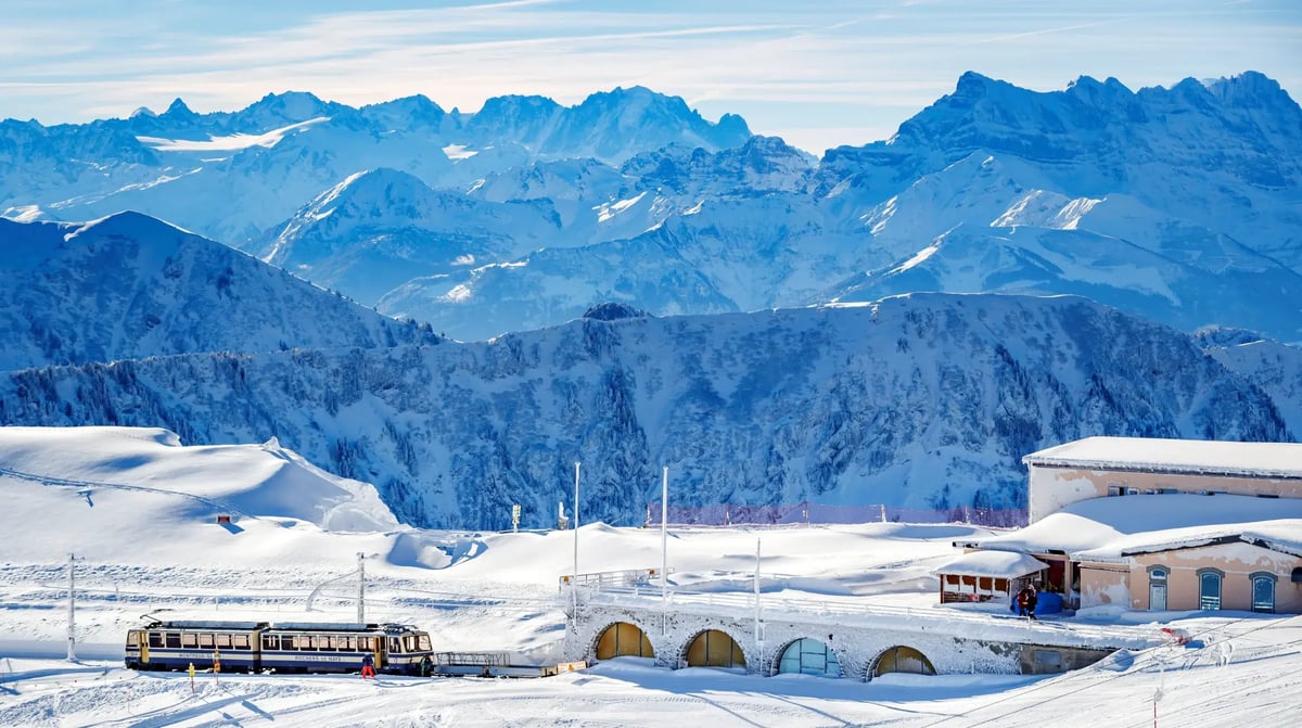 Rochers de Naye - Winter