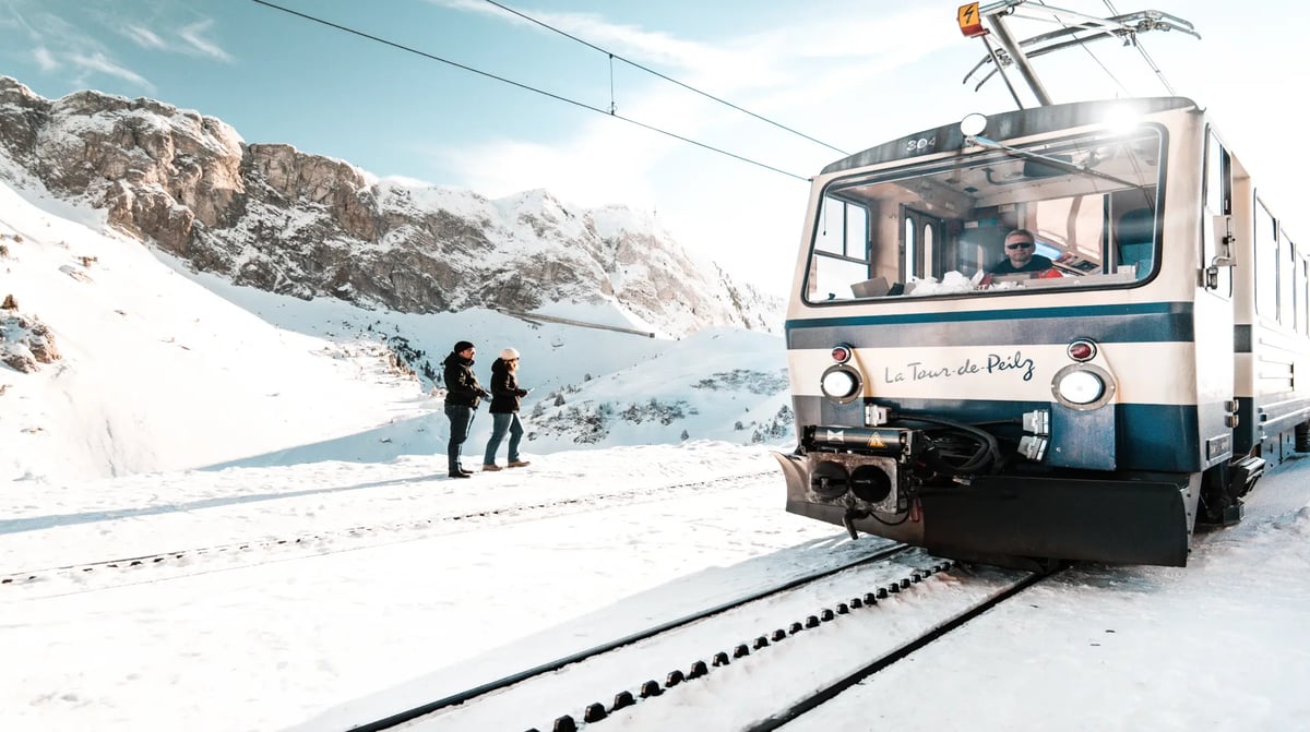 Rochers de Naye - trein
