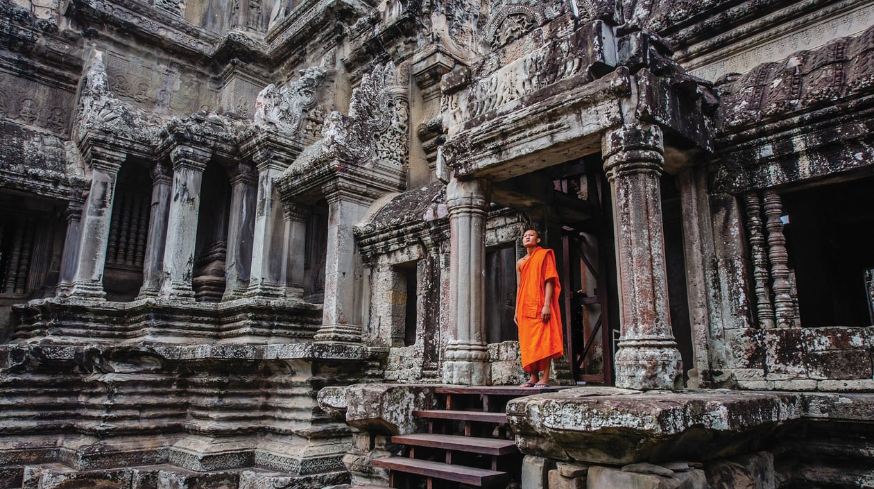 Angkor Wat - monnik