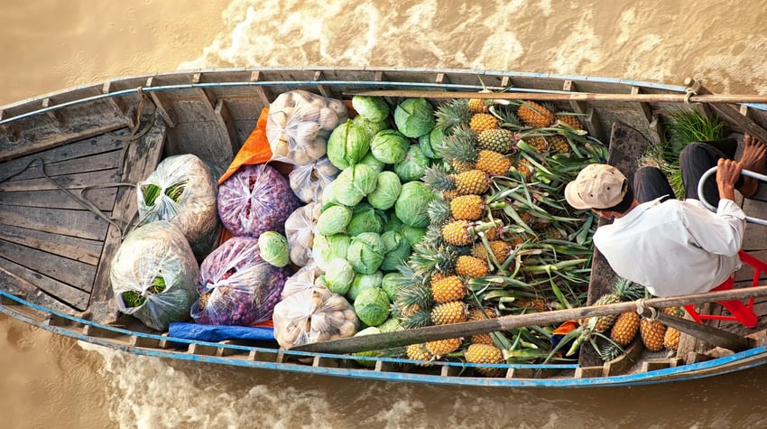 Mekong - Floating market