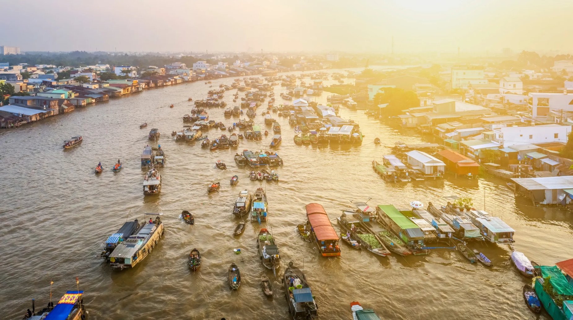 Riviercruise over de Mekong - Floating market
