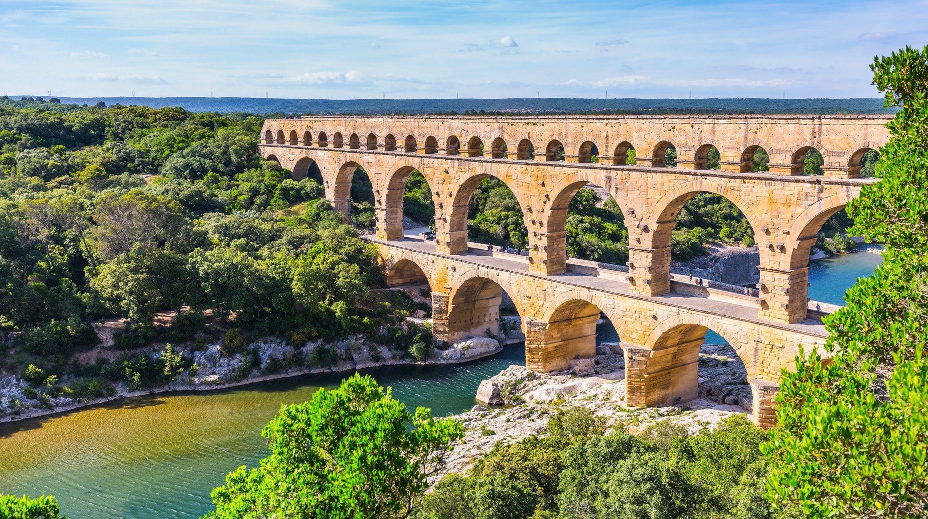 Rhone, Frankrijk, Pont du Gard
