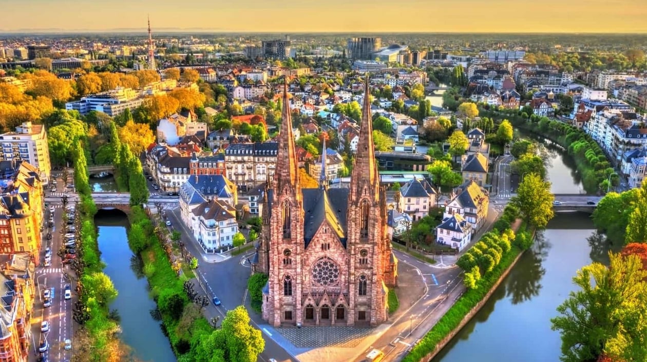 Straatsburg uitzicht