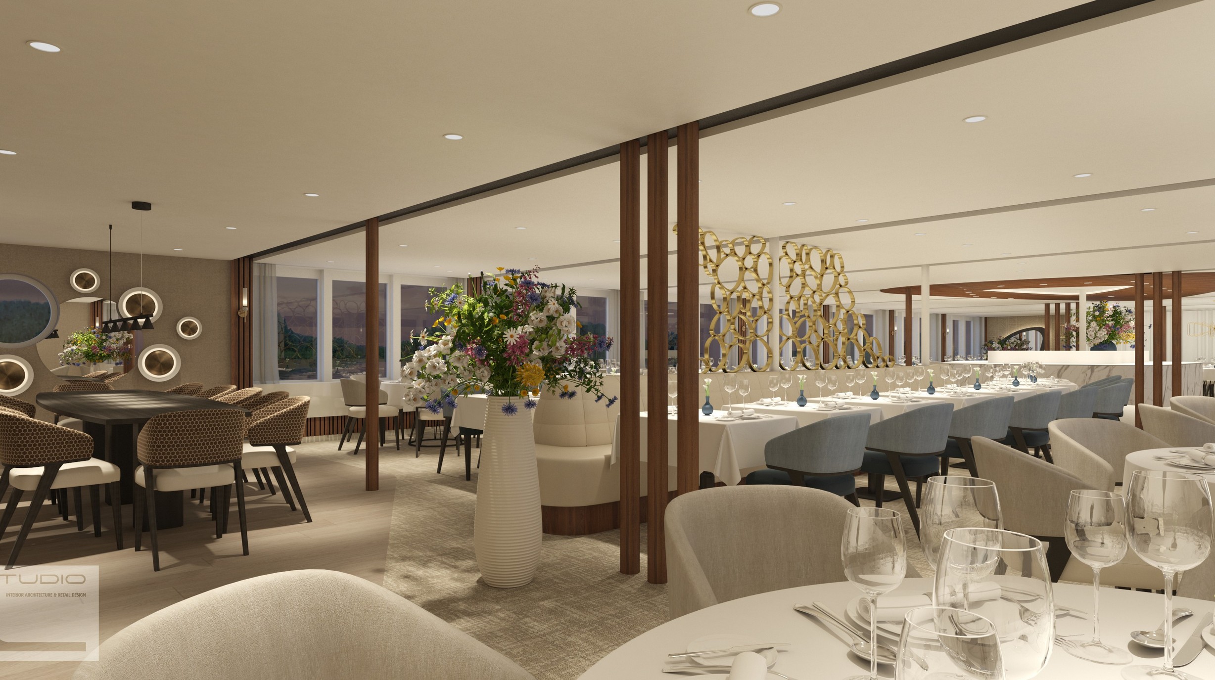 Amadeus Riva Render - Restaurant