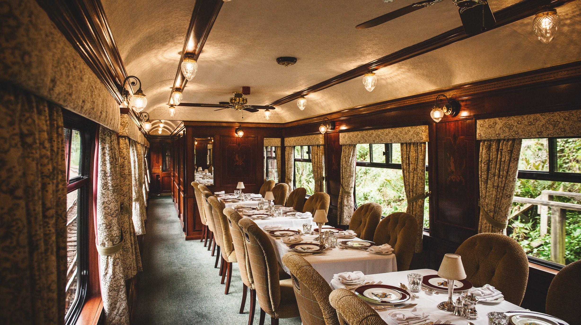 Royal Scotsman dining