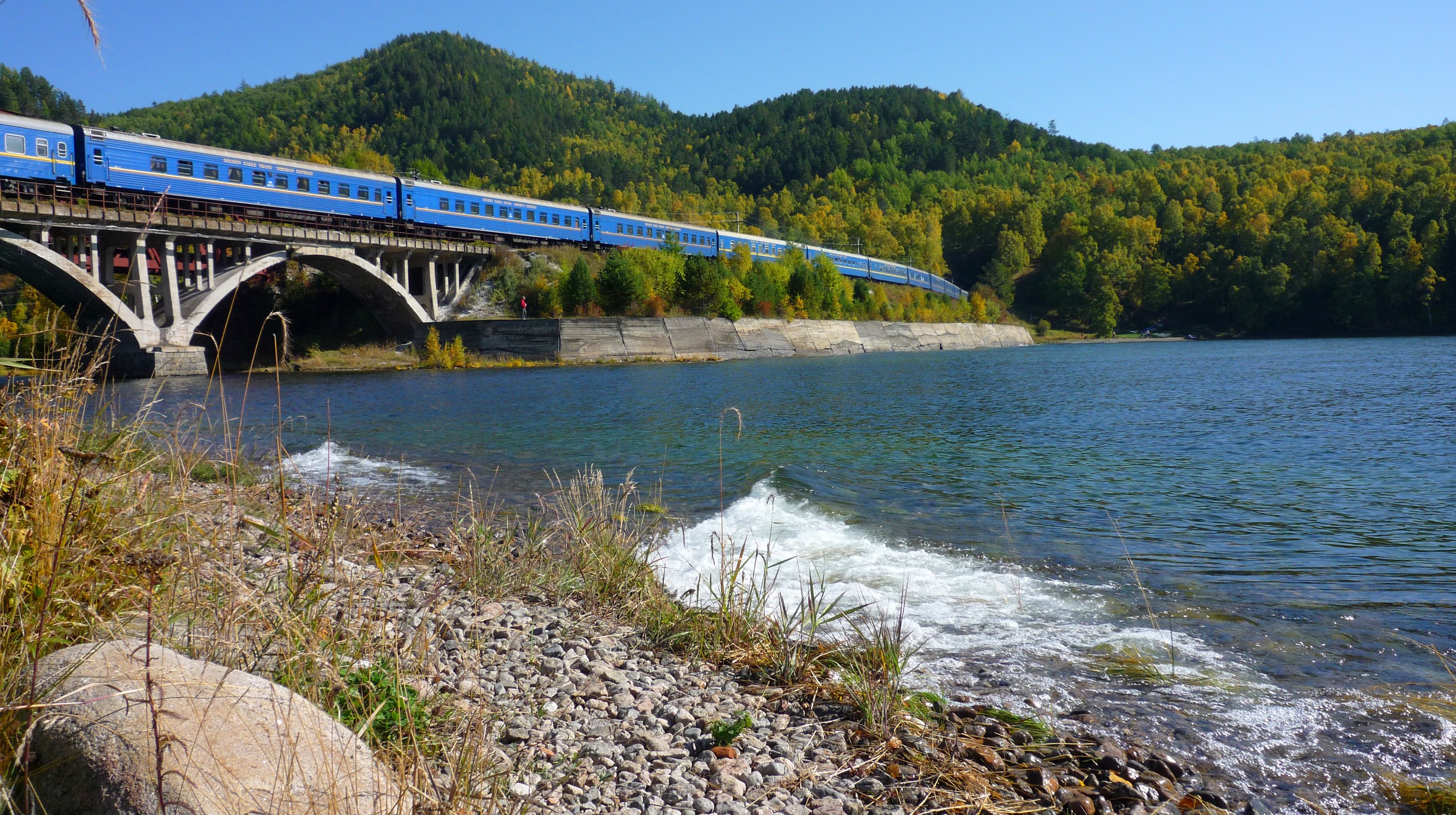 Per luxe privetrein, de Golden Eagle Trans-Siberië Express van Moskou naar Vladivostok