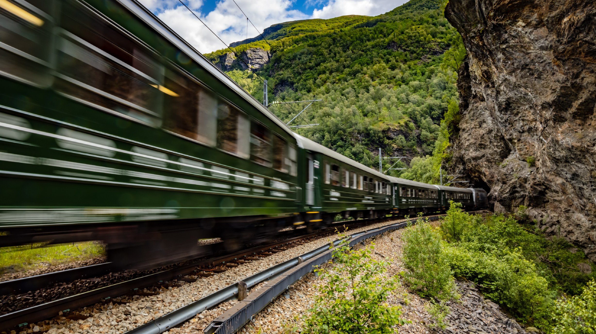 Beroemde spoorlijnen in Noorwegen: flam spoorlijn en Bergen spoorlijn