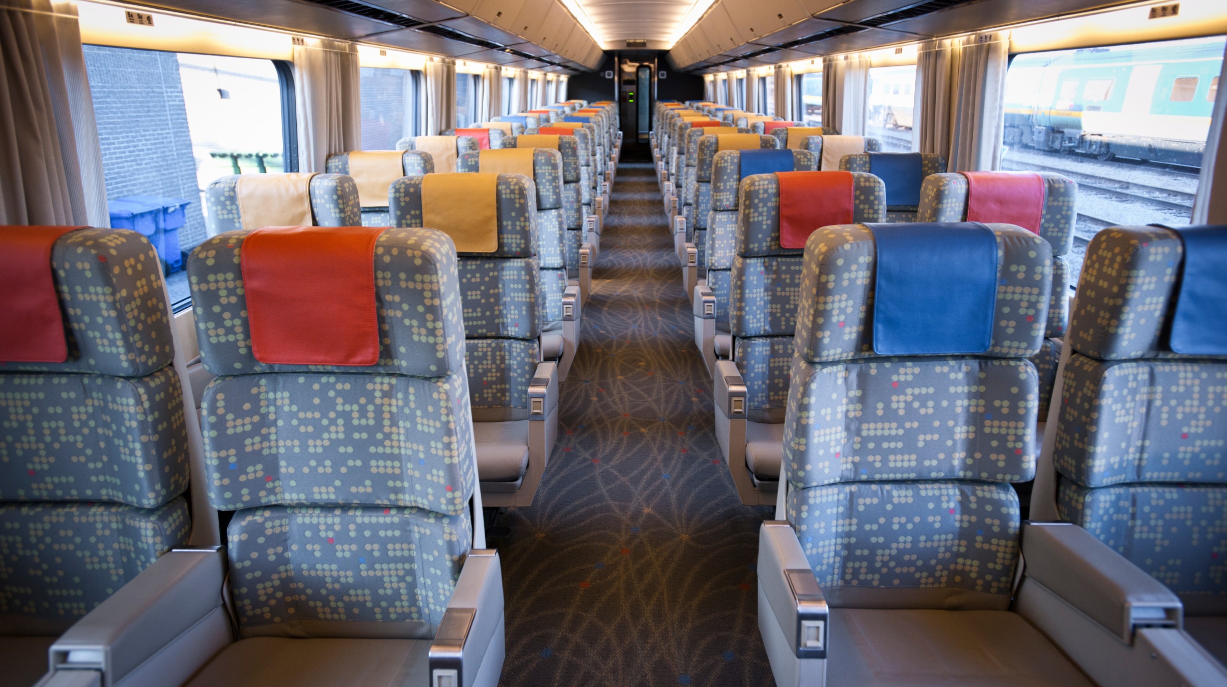 Interieur Corridor trein VIA Rail