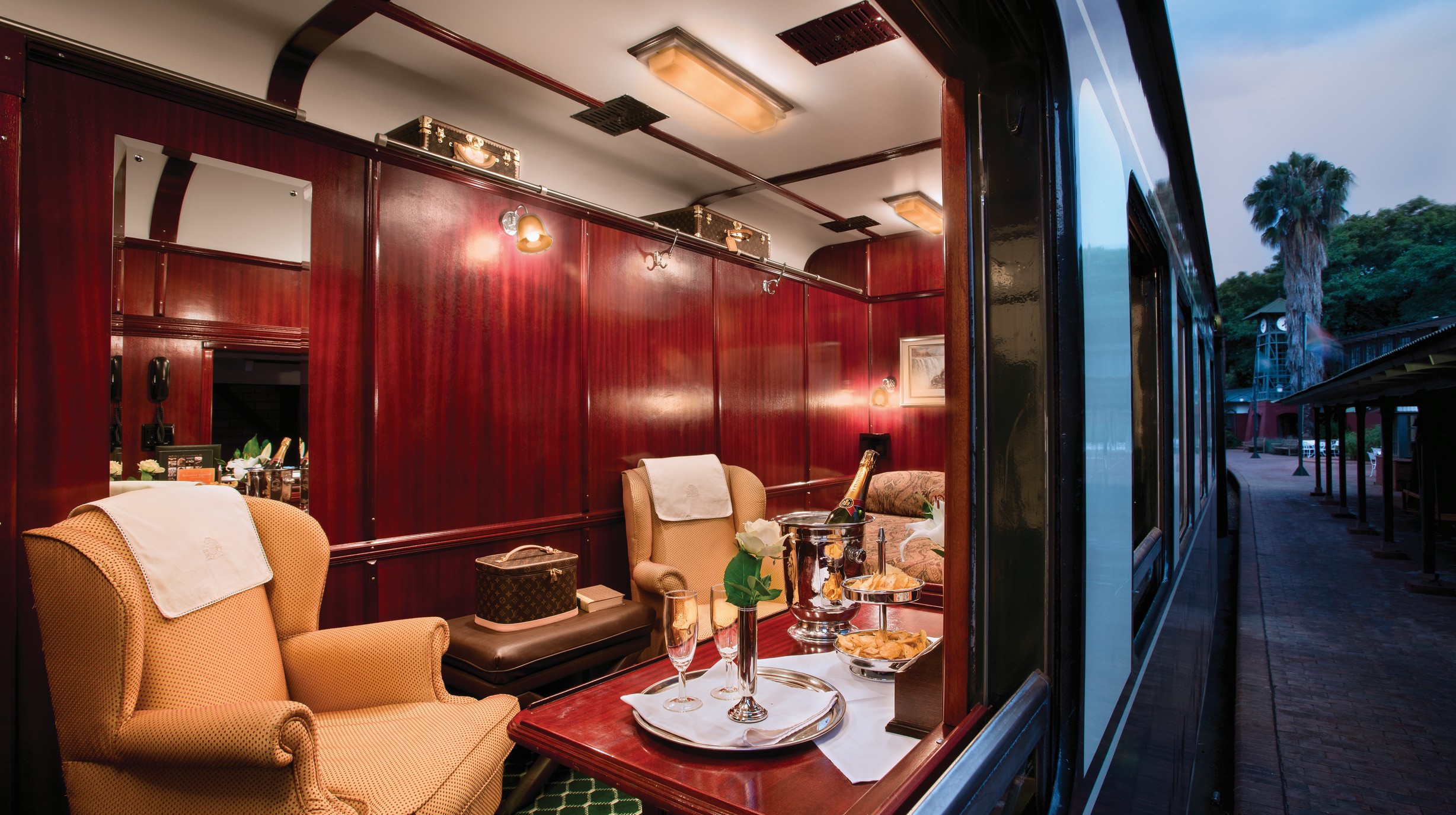 Rovos Rail Royal Suite treinreis afrika 