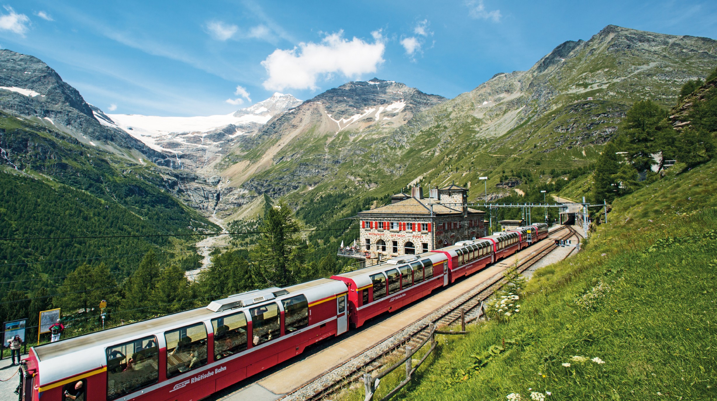Groepsreis per trein door Zwitserland