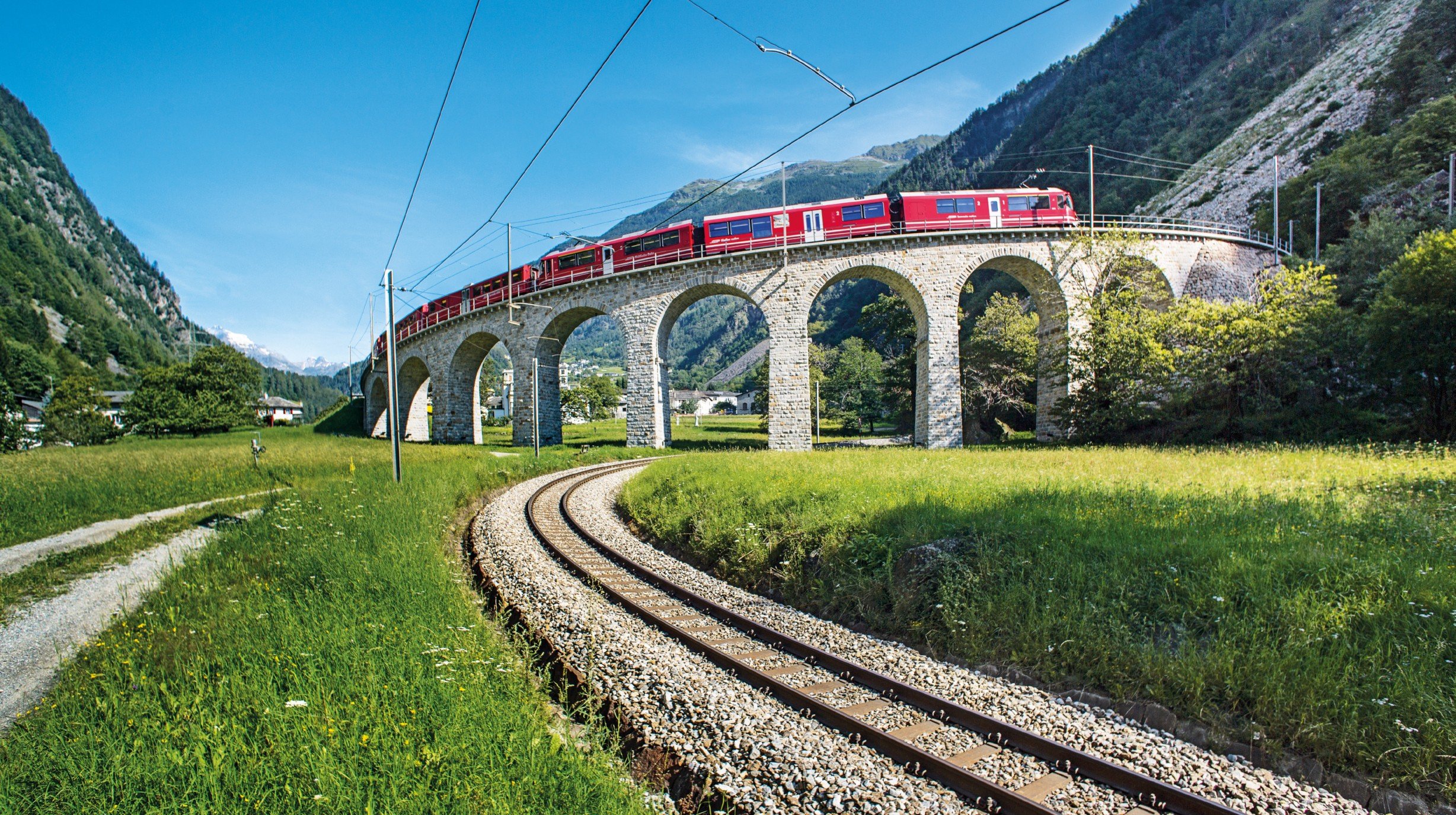  Zwitserland per panoramatreinen en bergbahnen met onder andere Bernina- en Glacier Express en de Jungfraujoch Glacier Express 