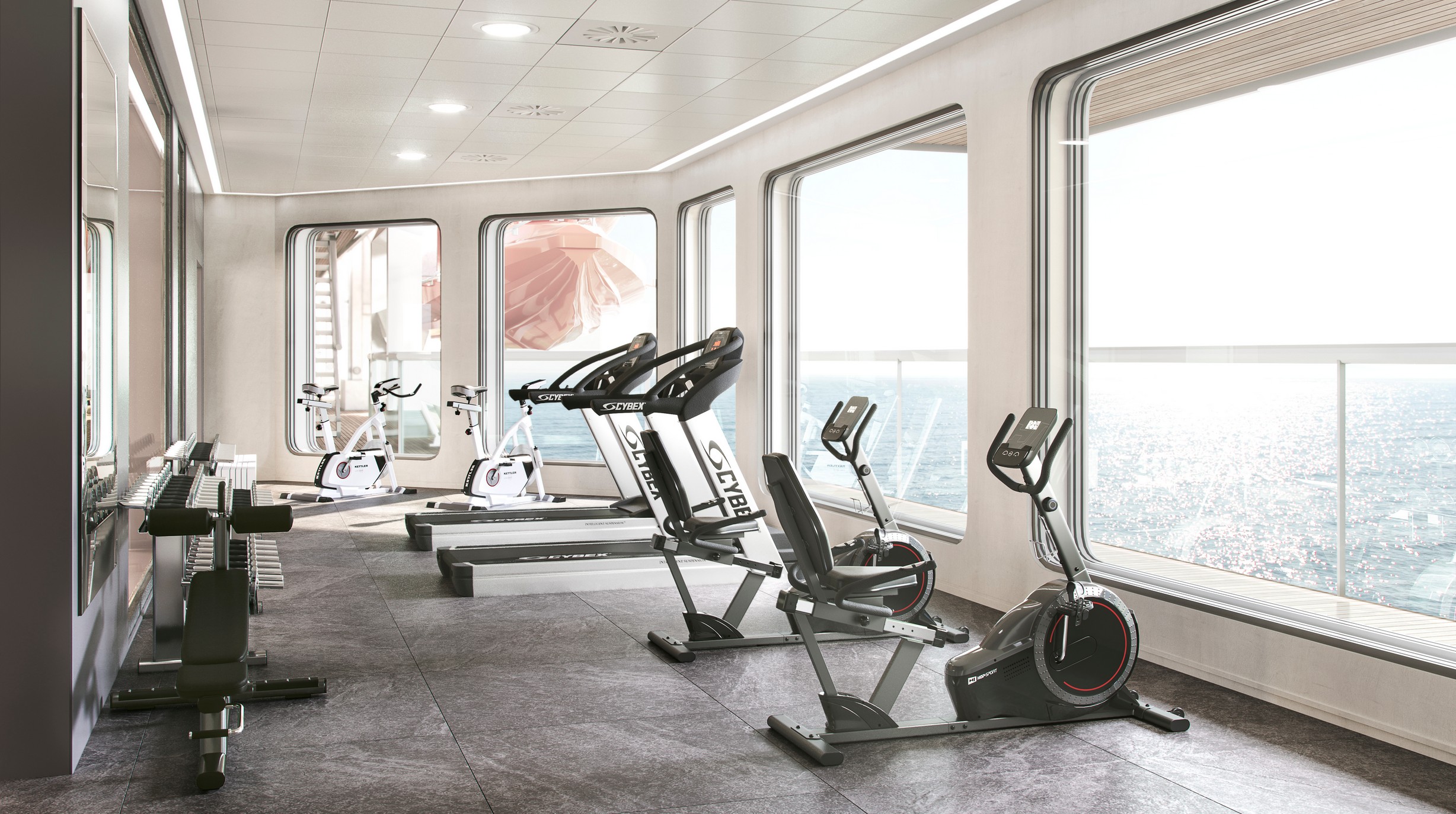 Gym_copyright Havila Voyages