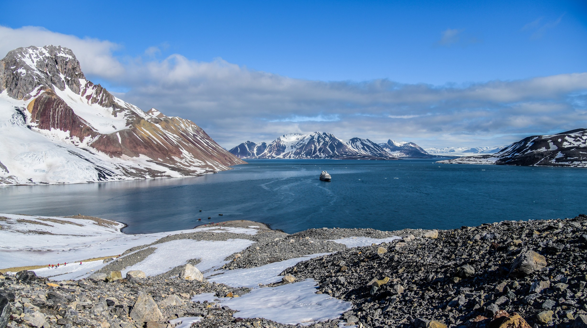 Groenland, Spitsbergen en IJsland
