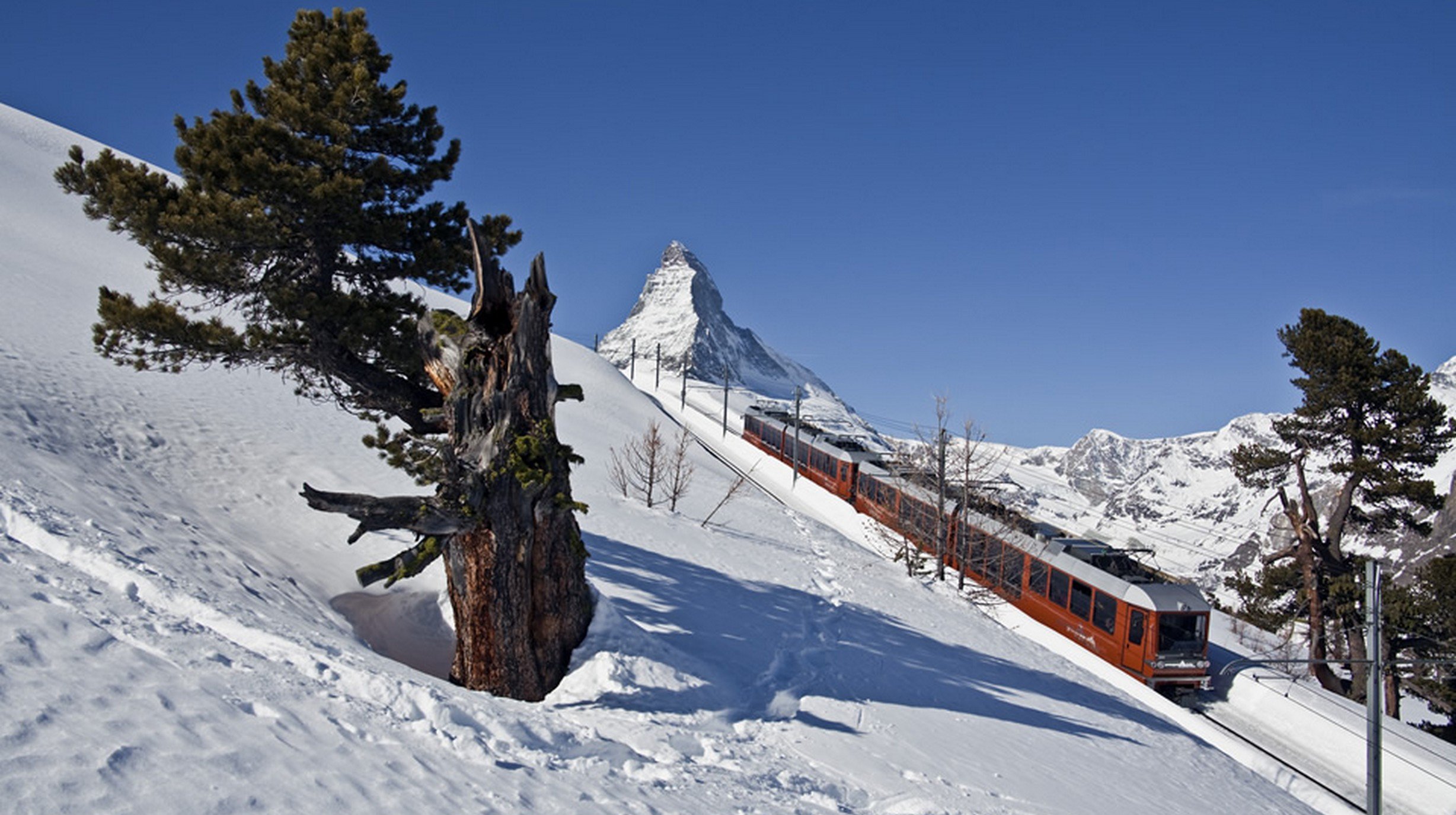 Winterse treinreizen combinatie met 2 skidagen 