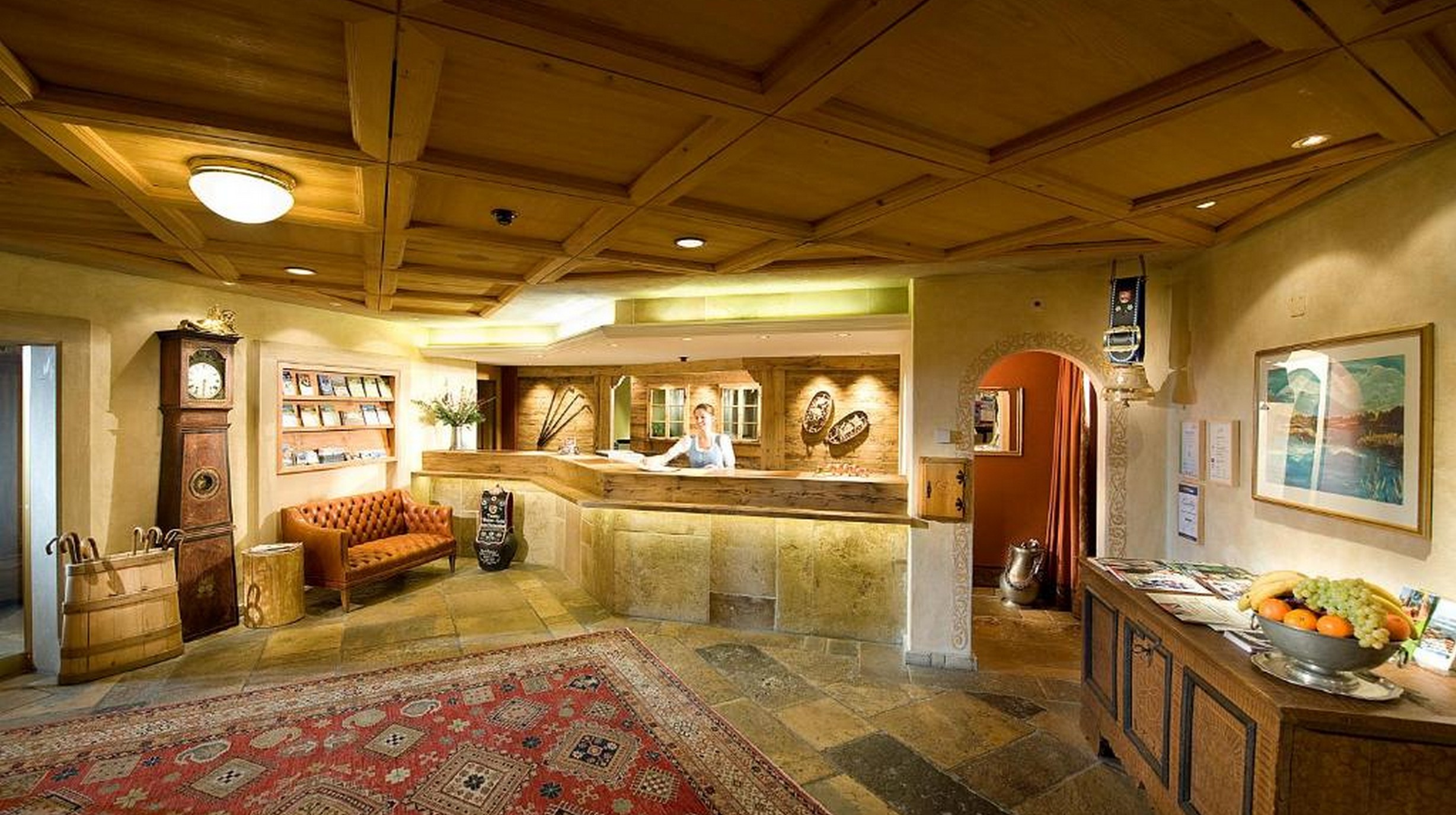 Golfhotel Les Hauts de Gstaad & Spa lobby