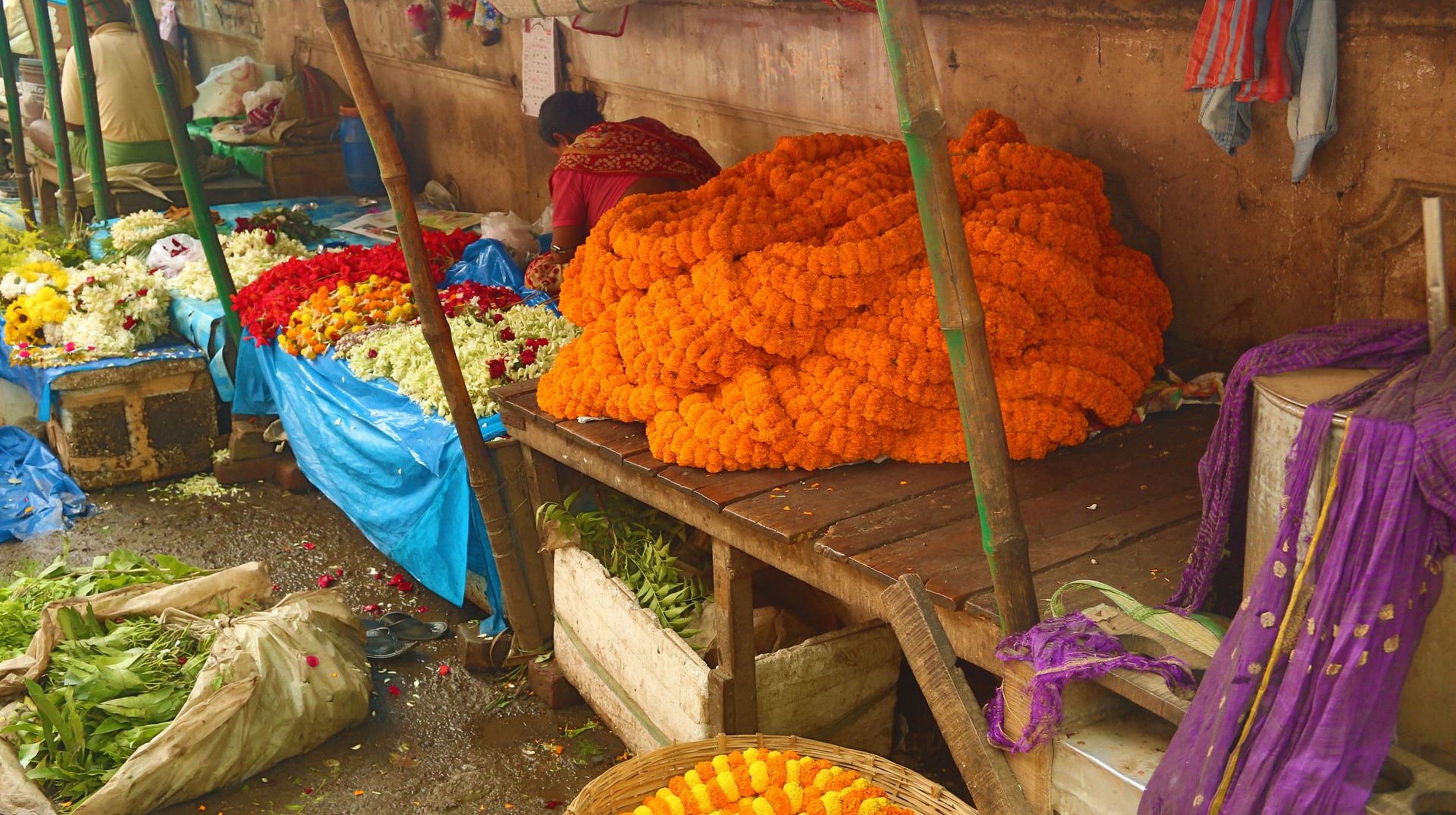 Ganges lokale markt